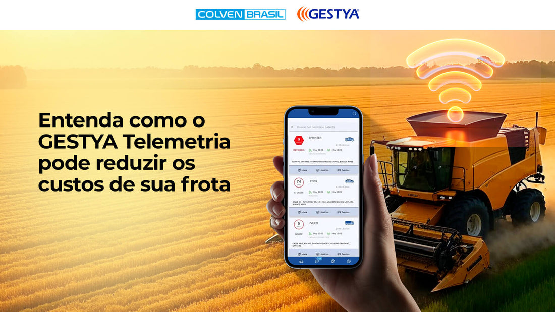 Como a telemetria de GESTYA reduz custos e otimiza a gestão de frotas